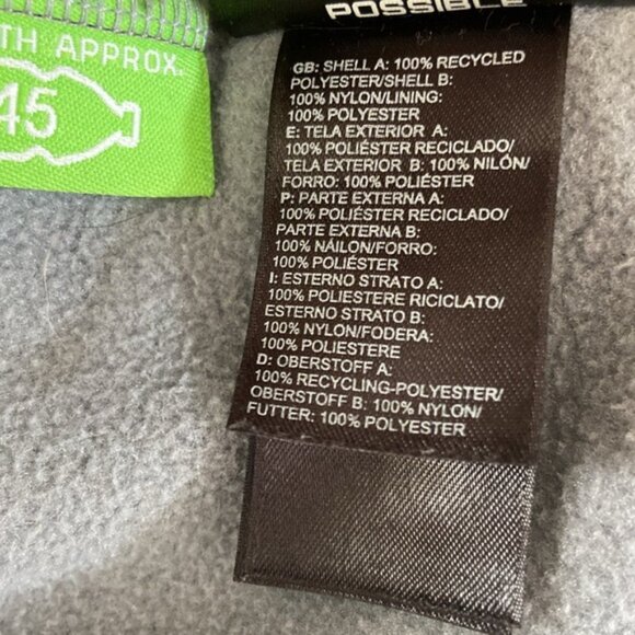 The North Face Denali Blue Gray Fleece Zip Nylon Jacket Women’s L - Picture 16 of 16